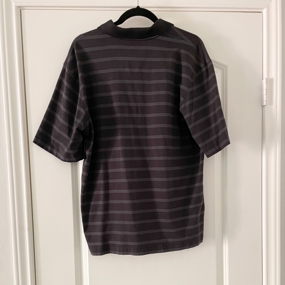 Pebble Beach Performance Golf Shirt in Black Size Large - Picture 2 of 3